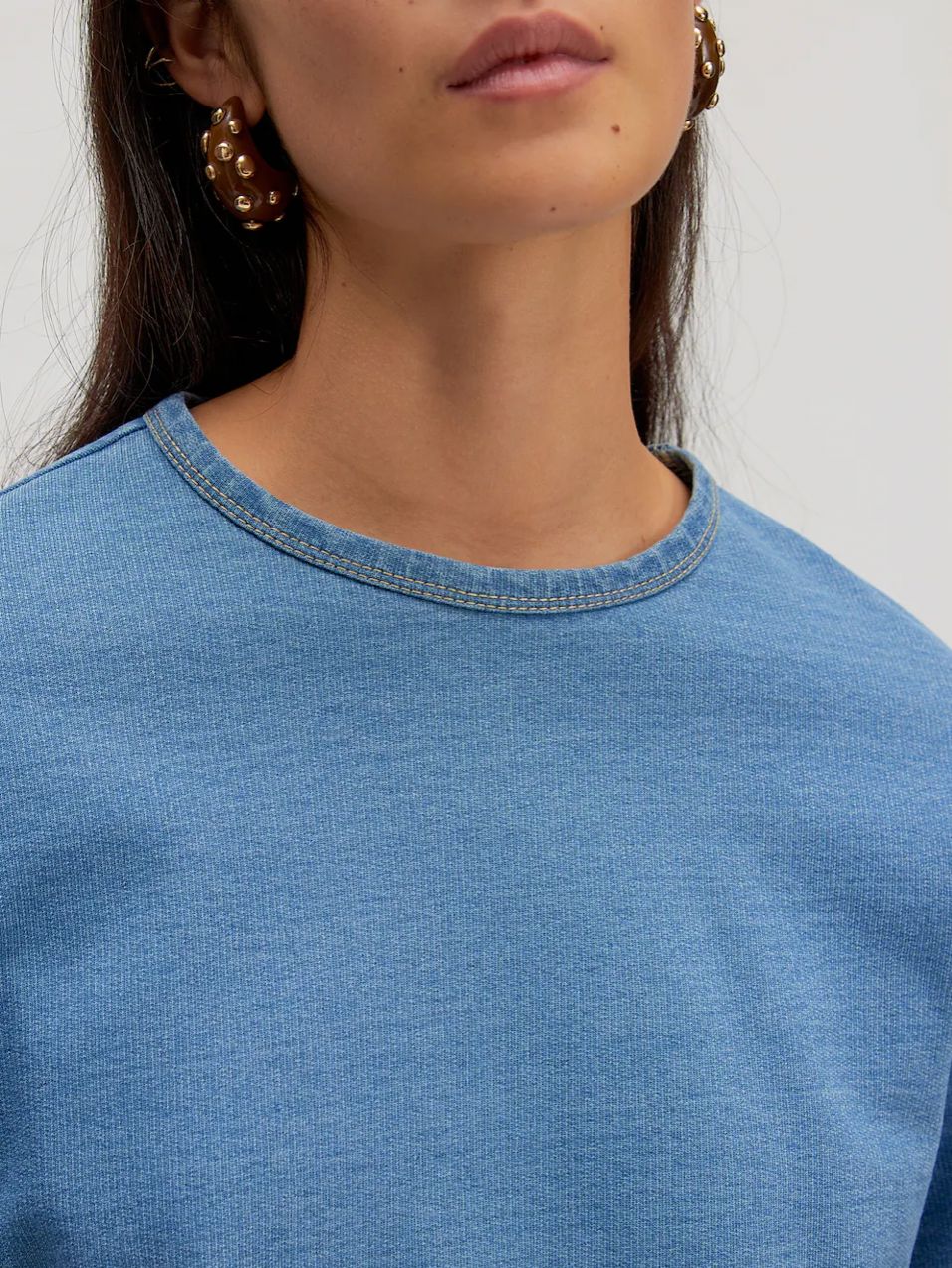 T shirt effet jeans Enzo