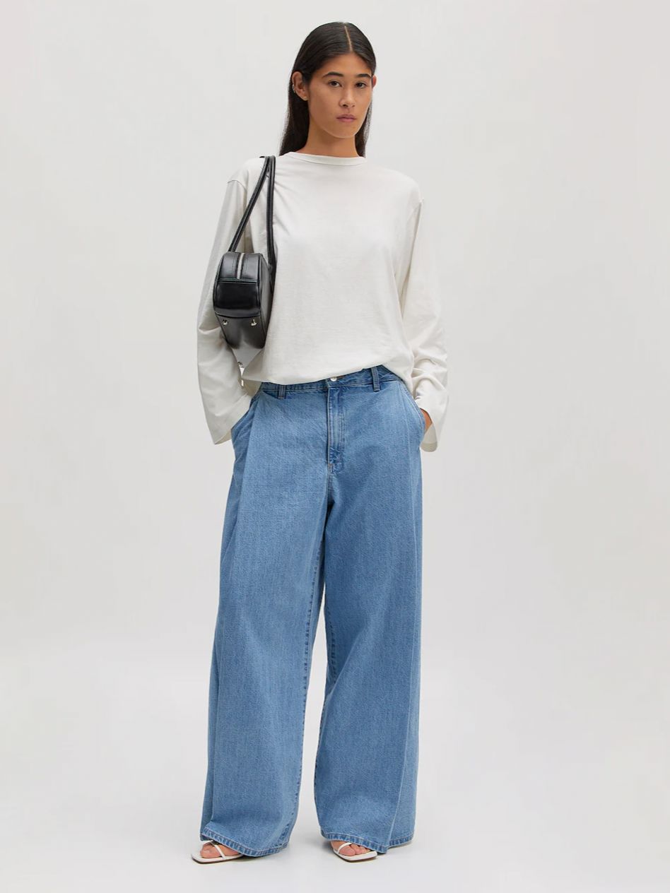 Jeans à pince light blue Alani