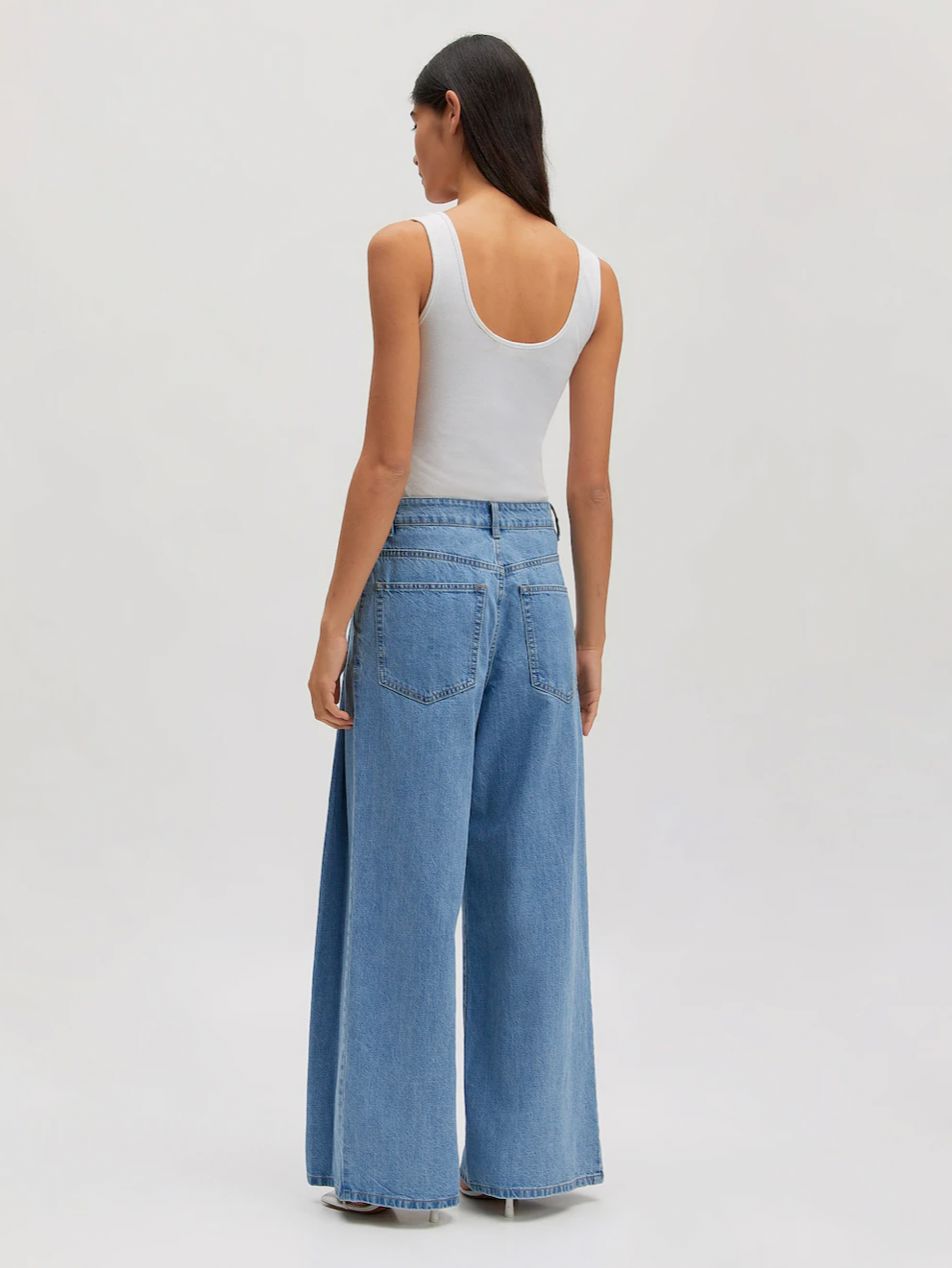 Jeans à pince light blue Alani