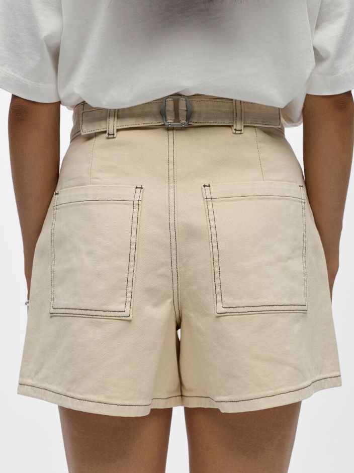Short en jeans écru Andrea