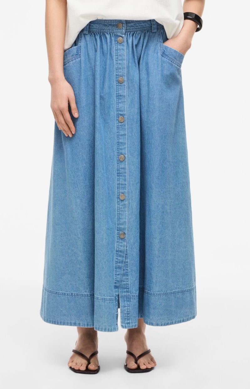 Jupe longue denim Delila