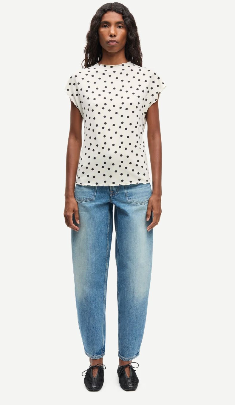 Jeans barrel medium blue Saveyra