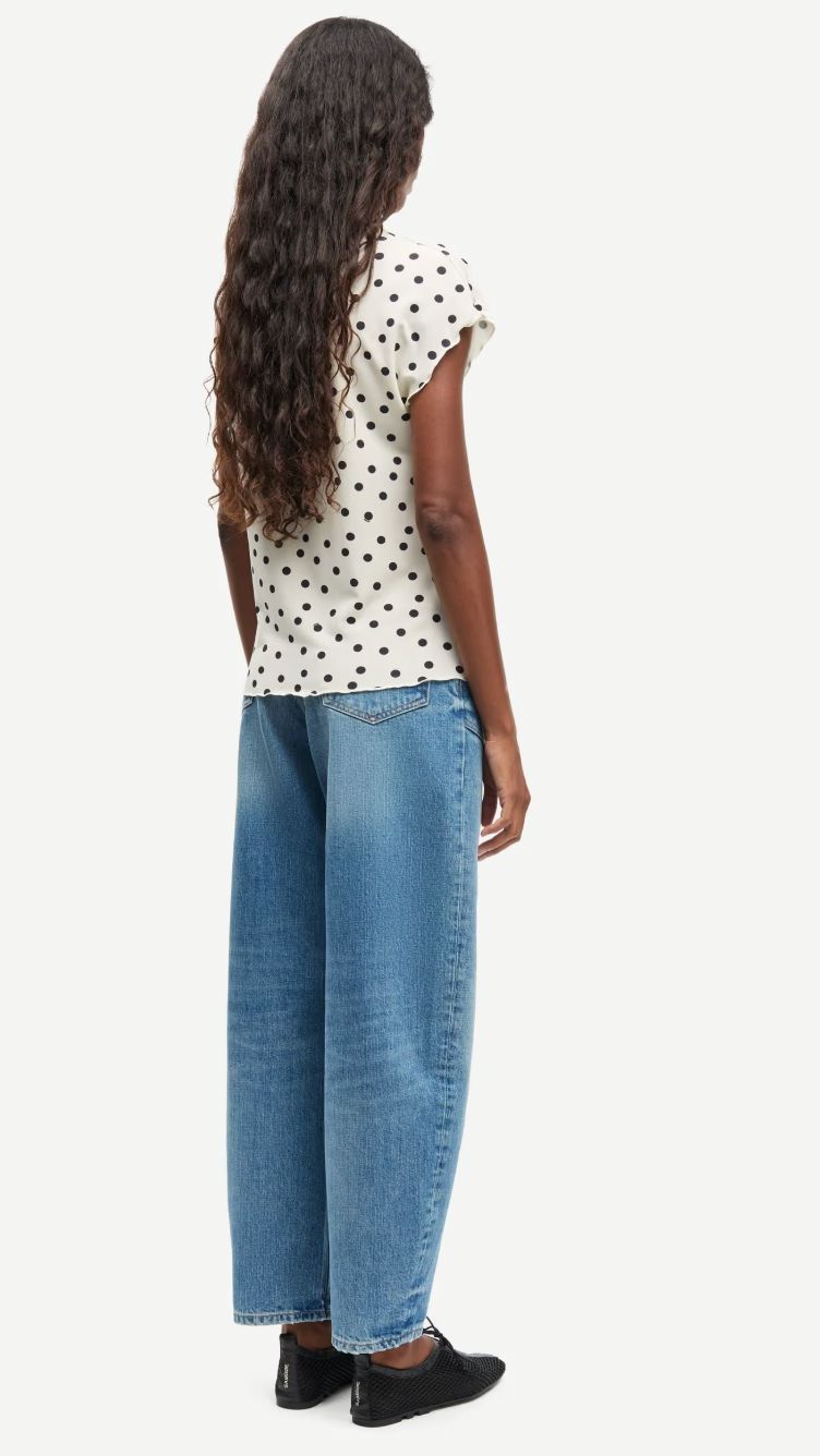 Jeans barrel medium blue Saveyra