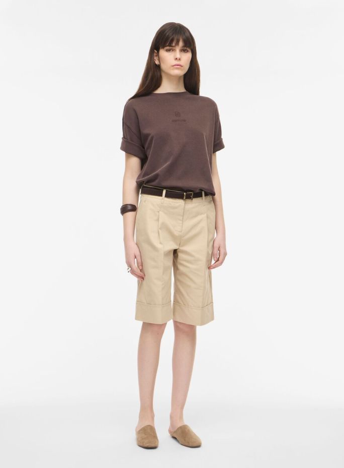 T shirt marron oversize Sophie