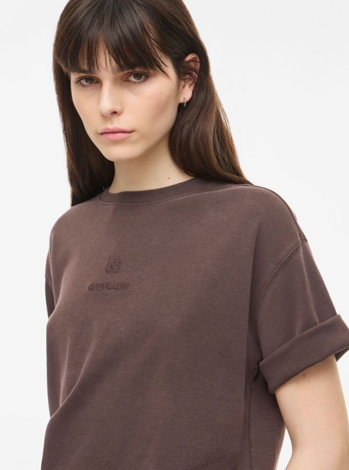 T shirt marron oversize Sophie