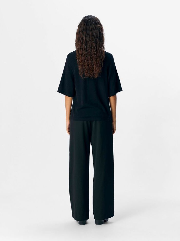 T shirt col V noir Thess